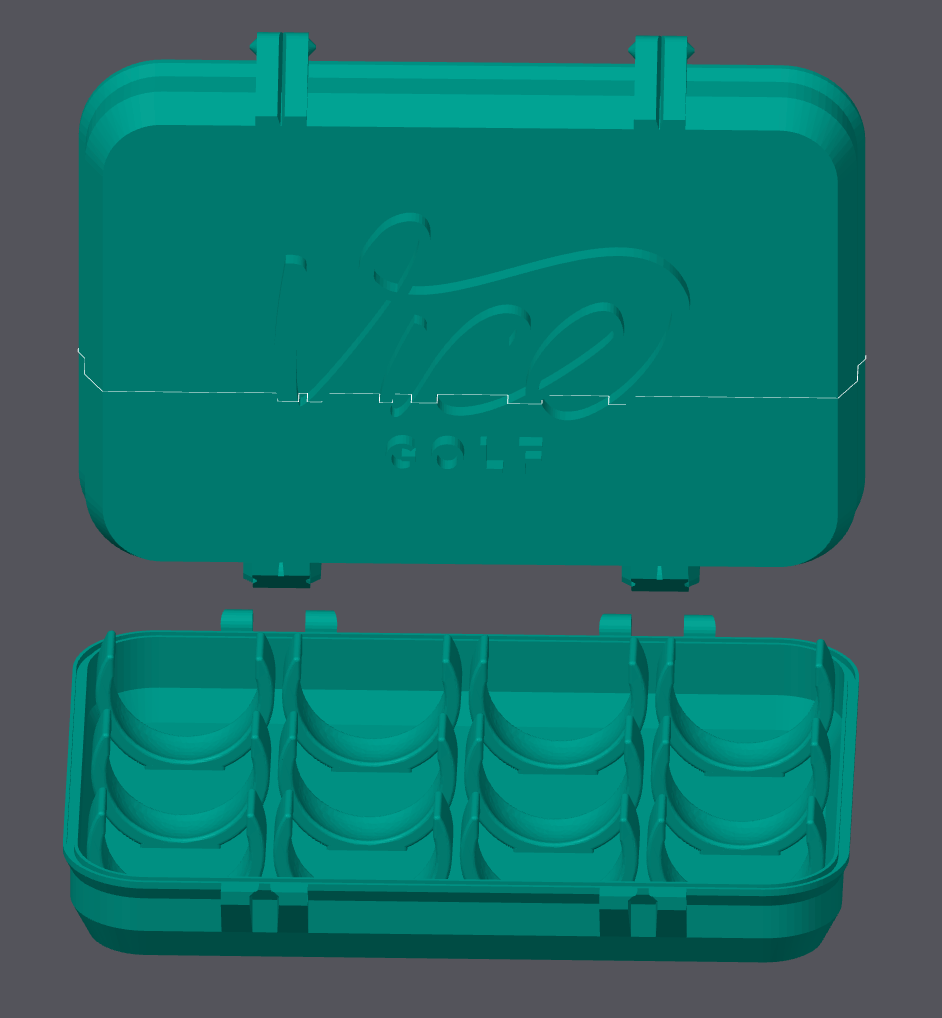 Hard Case Ball Holder- 12 Balls